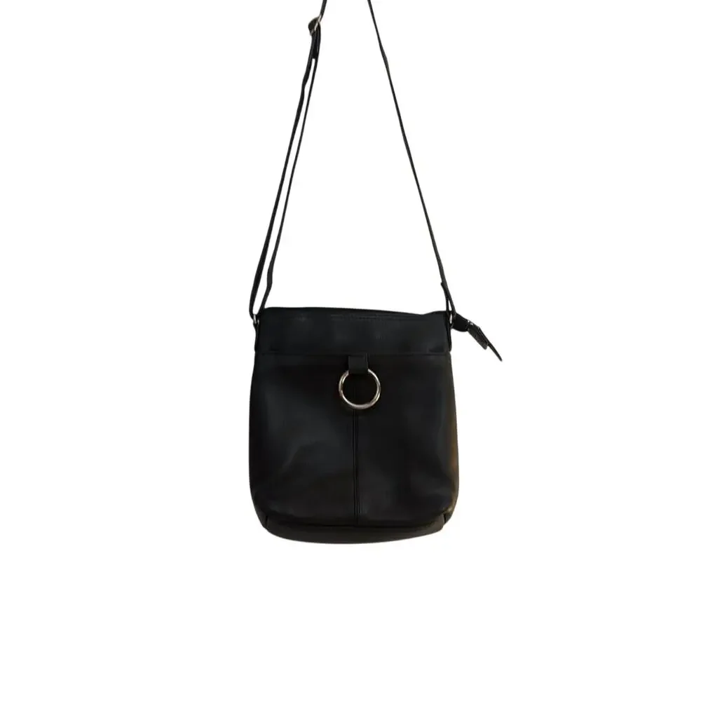 Bueno Black 100% Leather Purse